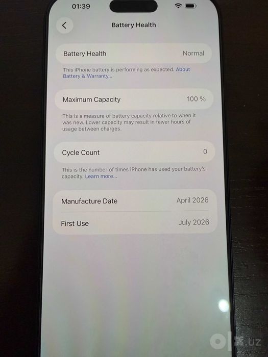 iPhone 17 Pro Max 256GB USA LL/A eSIM 100% 0cycle