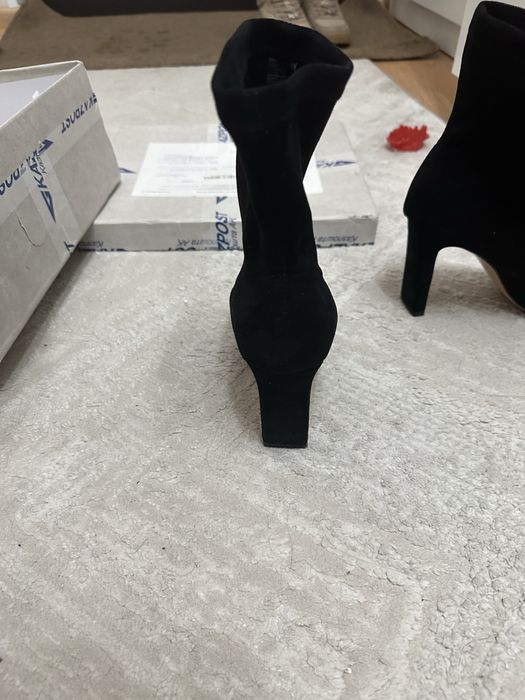 Ботильоны замшевые