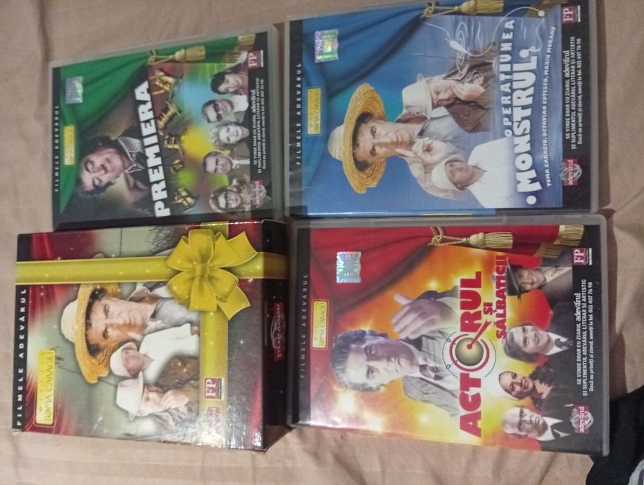 Vând 3 dividiuri de colecție Toma Caragiu!