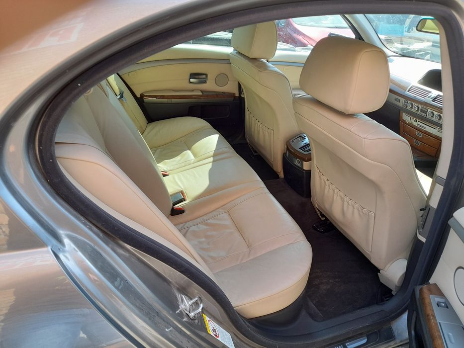 Interior PIELE CREM+Memorie BMW Seria 7 E65/E66 FACELIFT an 2005-2008