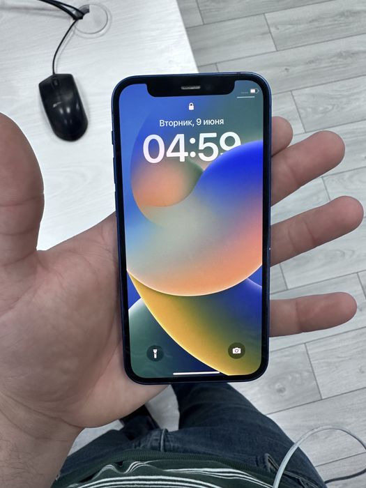 iphone 12mini ёмкость батареи 73% памят телефона 128 гб екран