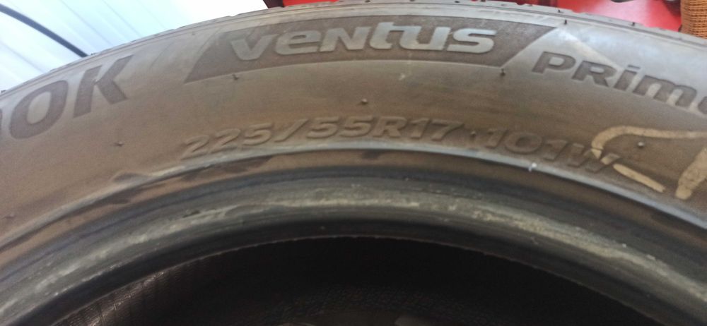 2бр.летни гуми 225/55/17 Hankook
