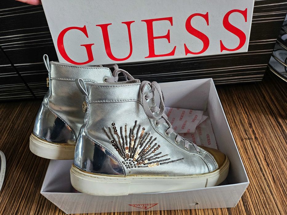 Philipp plein и GUESS сникърси естествена кожа оригинални