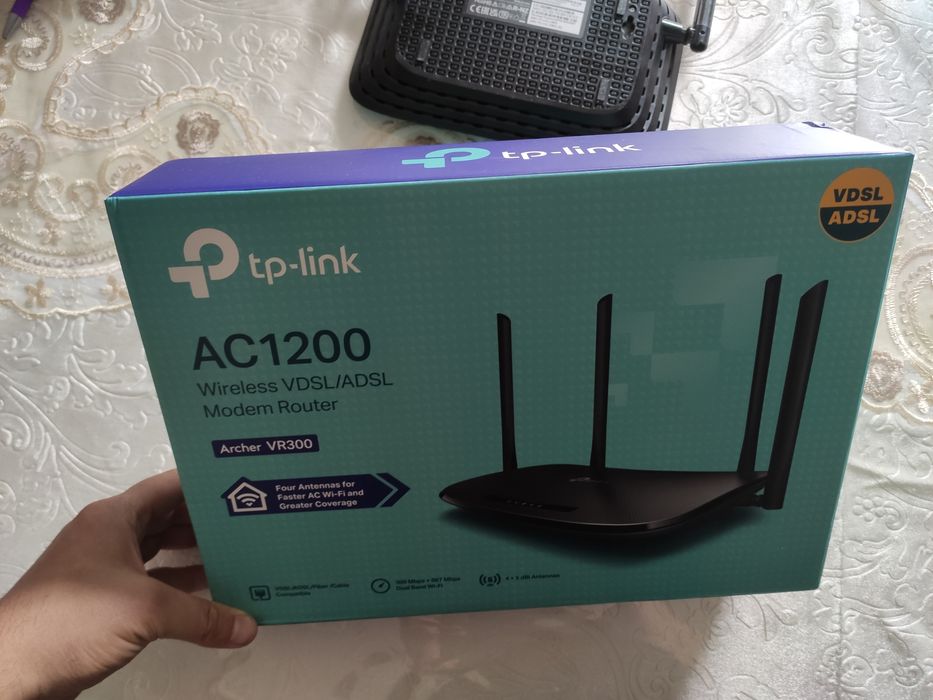 WiFi роутер Tplink ADSL подключение