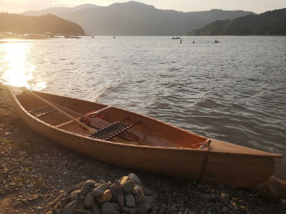 vand canoe lemn handmade