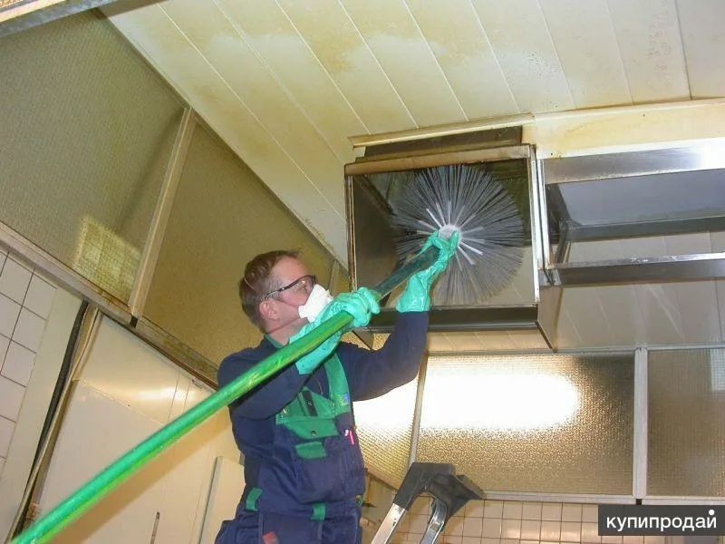 Чистка и установка вытяжной системы