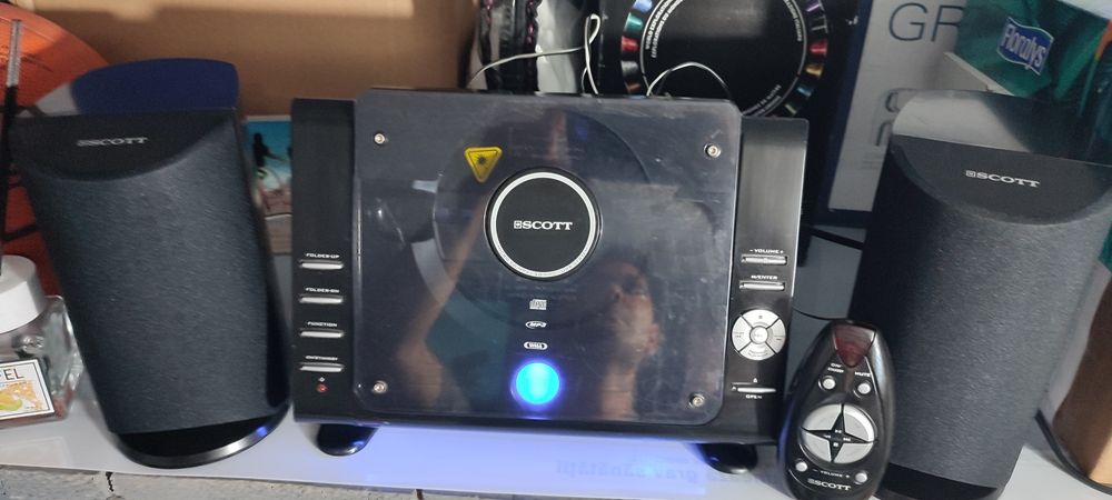 Microsistem audio  Scott sau DVD Dual portabil