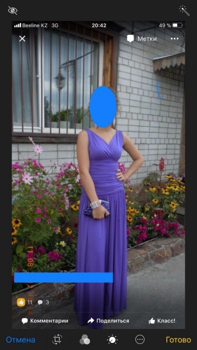 Продам платье