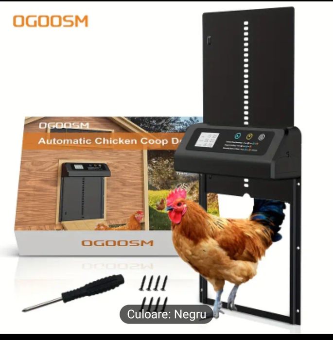 Vând usa inteligenta automata pentru coteț gaini pui