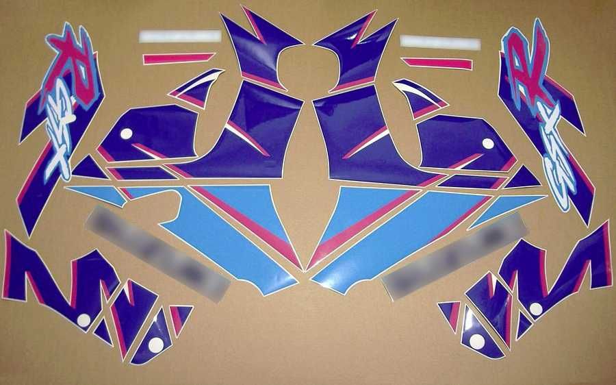 Стикери Сузуки 750 GSXR 1990-1993г. лепенки Suzuki ГСXР графики 1992