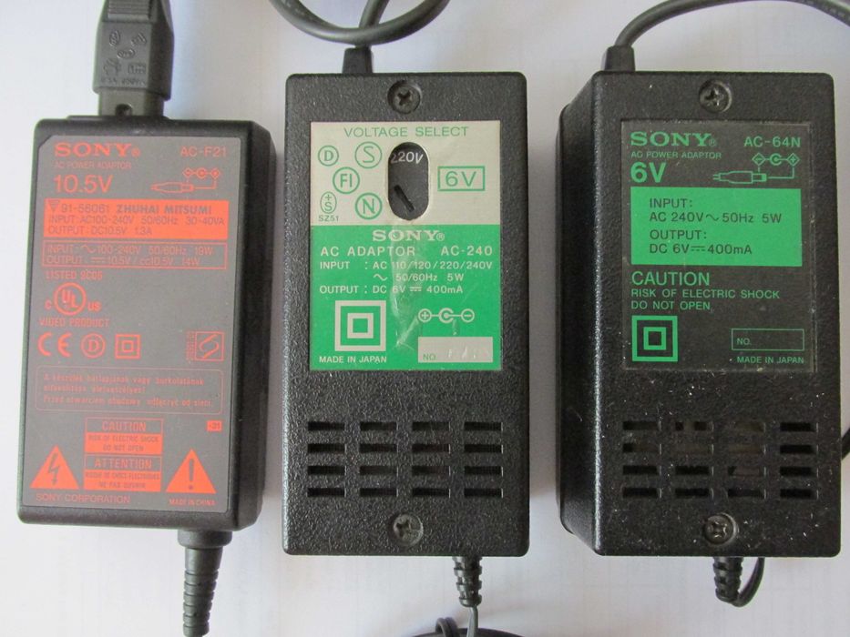 Alimentatoare SONY 6v 10.5v