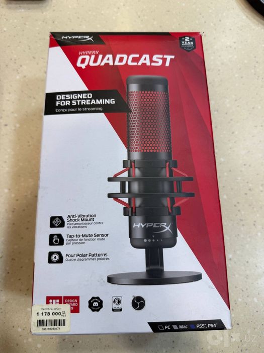 Hyper QUADCAST black