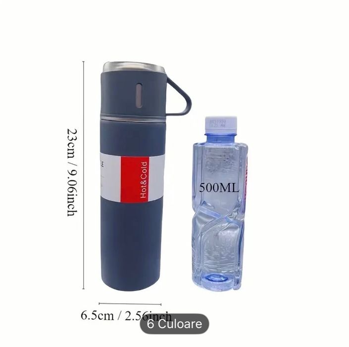 Set termos cu trei cesti