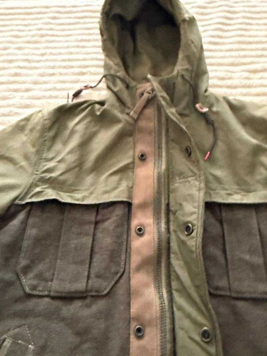 REPLAY jacheta army cu gluga, M