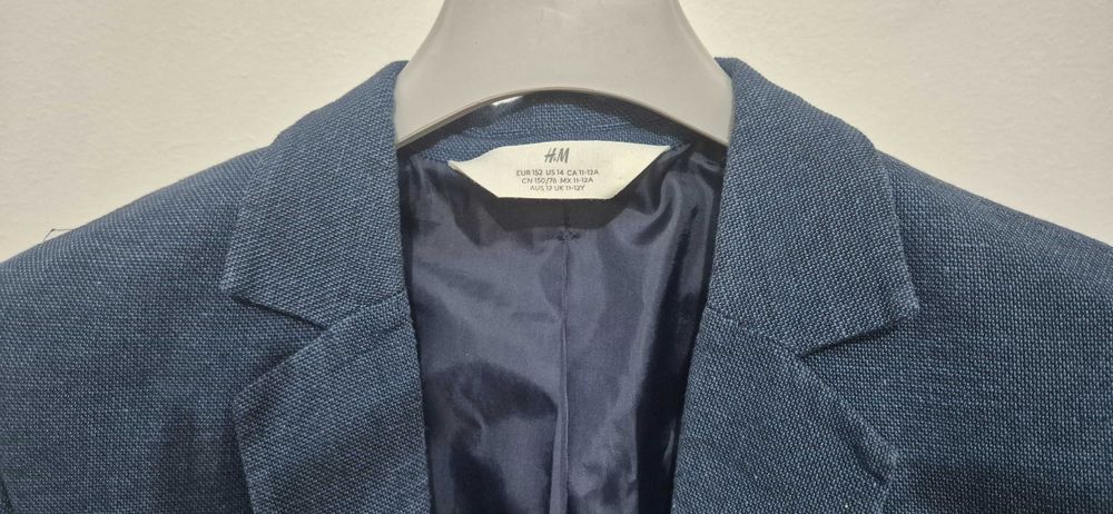 Sacou copii H&M bleumarin 11 ani