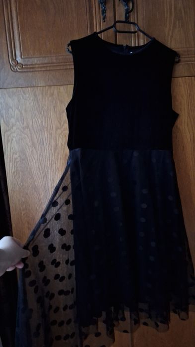 Rochie damă catifea fina si tulle