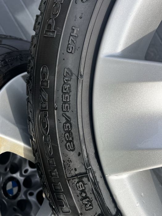 Roti/Jante 5x120 BMW F10 F11  Cu Anvelope 225/55 R17 M+S