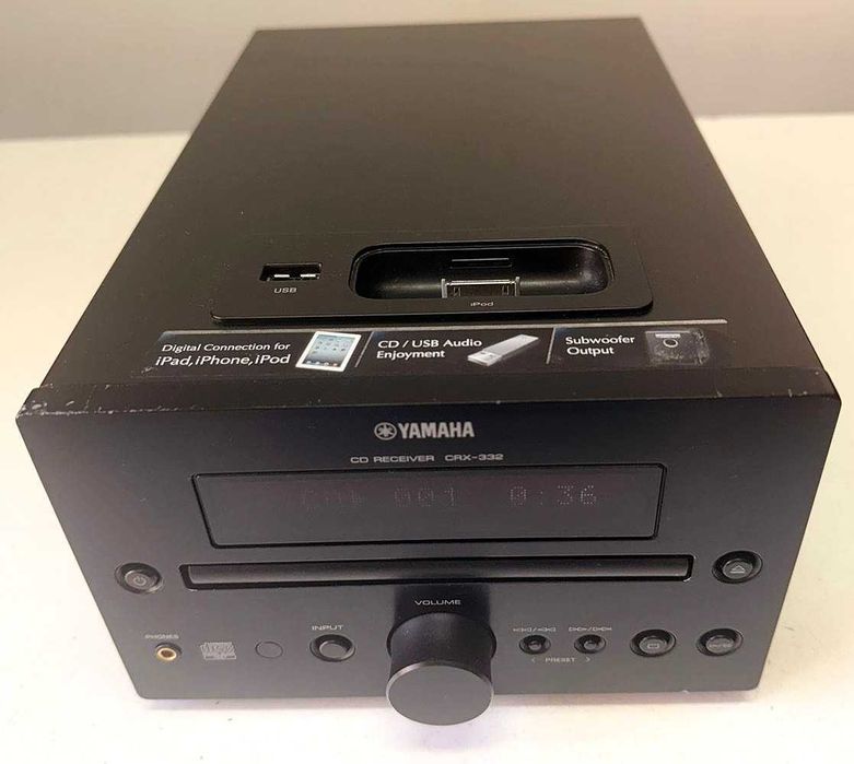 Amplificator Yamaha MCR-332 - PianoCraft cu boxe Black Premium