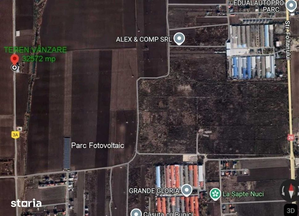 Ofer spre  Arenda Teren Agricol de 2 ha, deschidere 33 ml DC 3A, Costi Galati