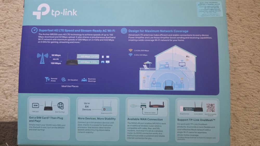 Router SIM TP-Link Archer MR200