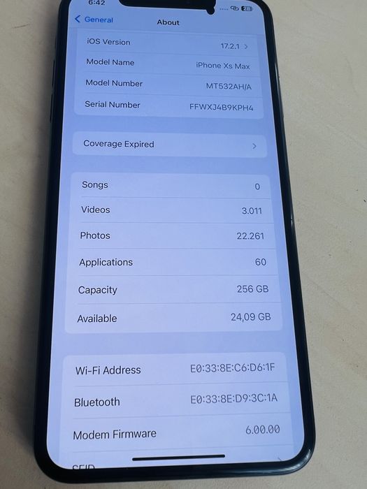 Mobile iPhone xs max