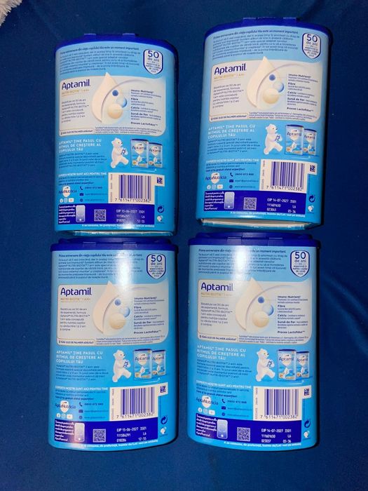 Formulă de lapte praf Aptamil Nutri-Biotik, +1 an, 800 g, Nutricia