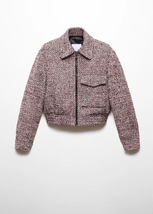 Mango дамско  яке от туид УНИКАЛНО