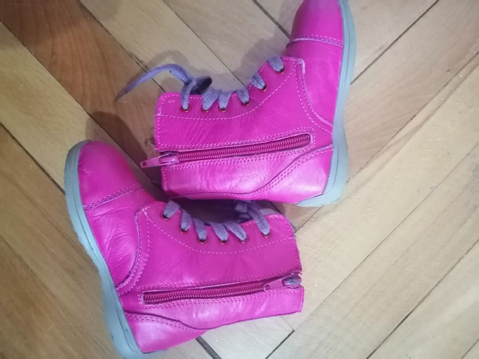 Ghete piele 22 usor imblanite