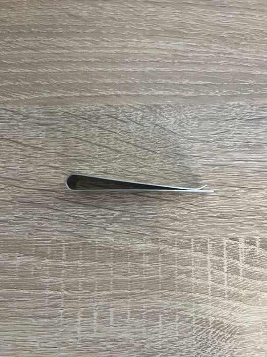 Agrafa de bani simpla, otel inoxidabil, argintiu