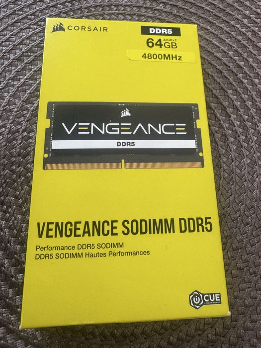 64GB 4800 MHz Corsair SODIMM DDR5 Новая