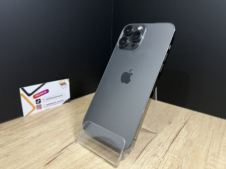iPhone 13 Pro Max 128Gb Graphite Second-Hand Foarte Bun 3 ani garanție