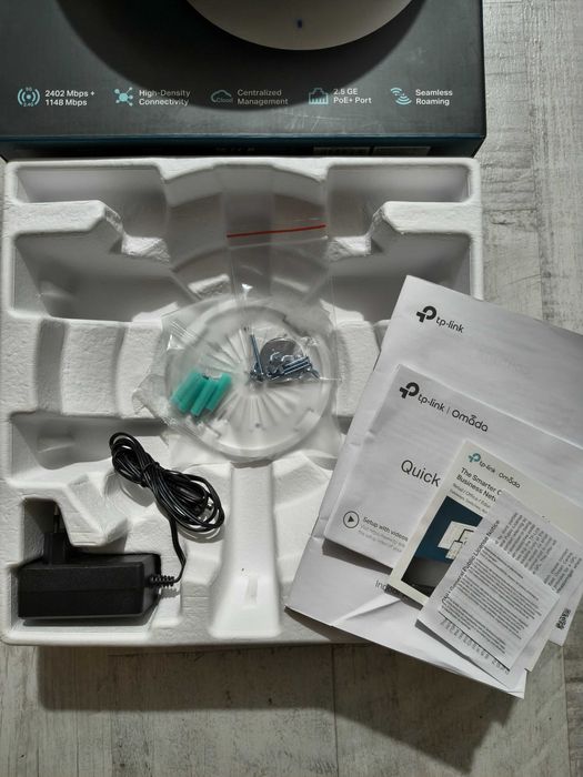 Access point TP-Link EAP620 HD AX1800 Dual-Band Wi-Fi 6 Gigabit Omada.