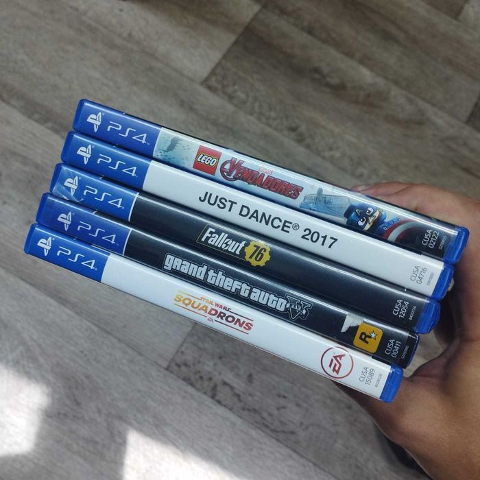 Игры на PS 4 в хорошем состоянии