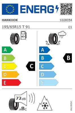 Hankook 195/65R15 - Anvelope NOI, Garantie 24 Luni, Livrare Rapida!