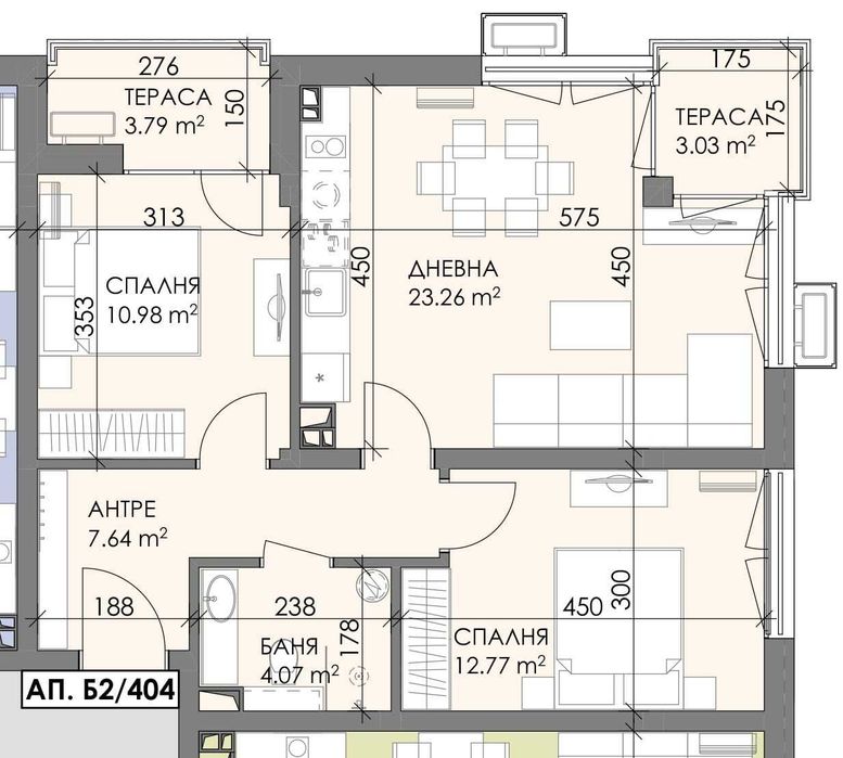 Продава се Тристаен апартамент в Бургас, Меден рудник - зона В - 95 кв.м за 853 €/кв.м - Снимка #5