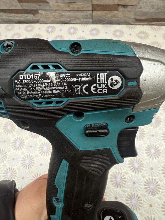 Акумулаторен ударен винтоверт Makita DTD157Z, LXT, 18 V,