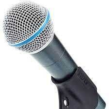 Microfon profesional voce tip BETA 58A cu cablu 5m, borseta, nuca