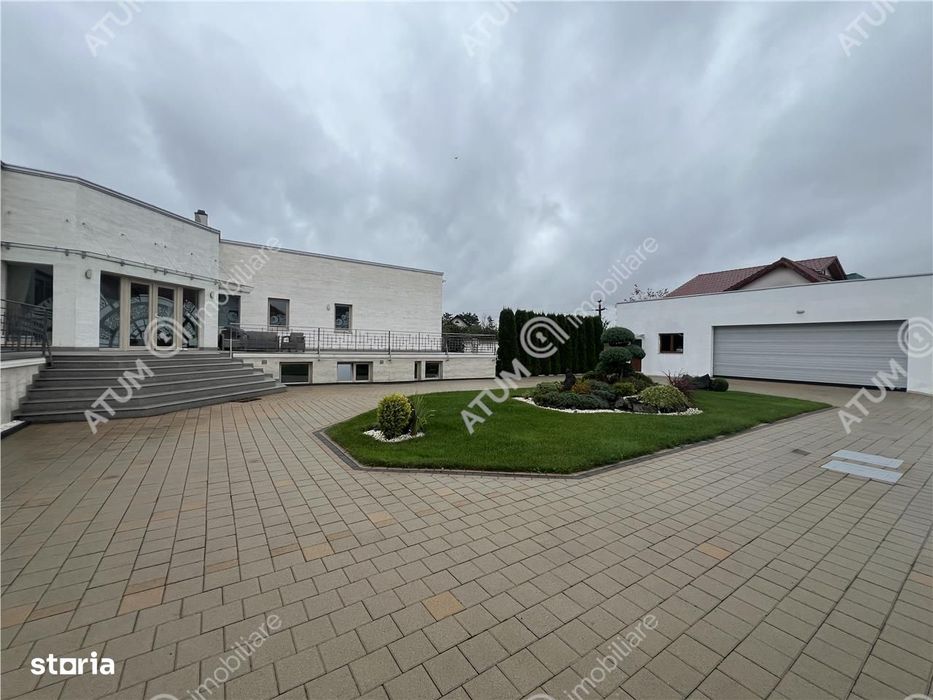 Casa moderna pe un singur nivel cu 1000 mp teren in Selimbar