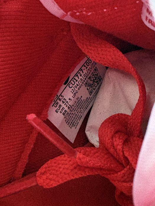 Nike Dunk Low red and white