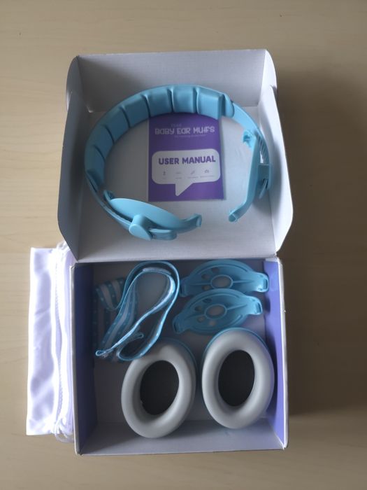 Casti Antifonice 2 in 1 pentru copii si Bebelusi