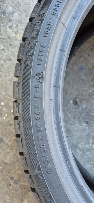 4 anvelope iarna Continental 265/30/20.Pretul este pe bucata.