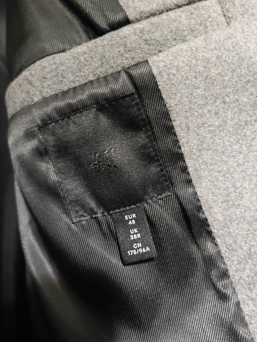 Palton Gri Lana H&M Marime 48