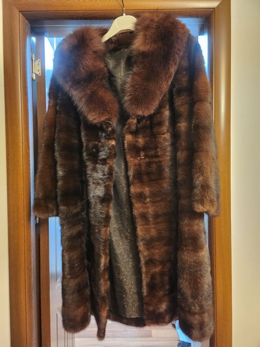 Haină blana naturala noua