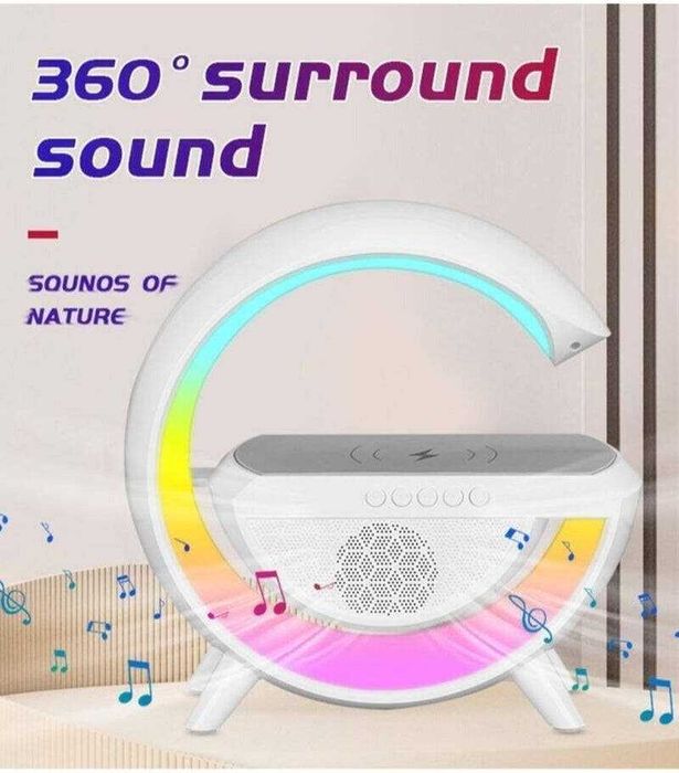 Coutron BT2301 — умная лампа 5 в 1 с Bluetooth и беспроводной зарядкой