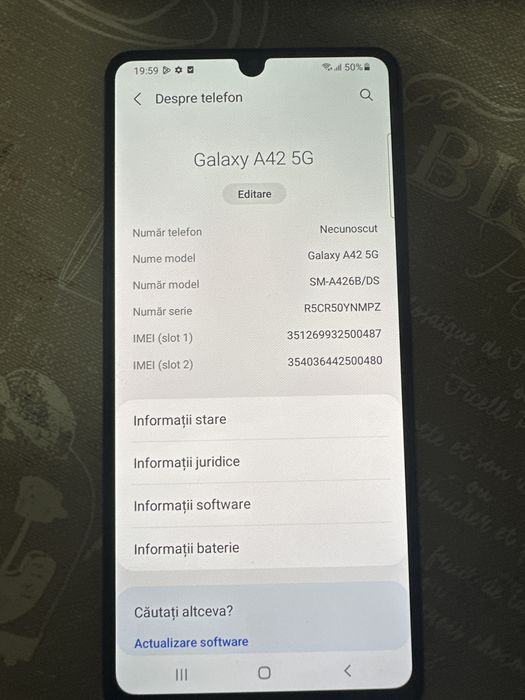 sam a42/5g ,128 gb liber reta