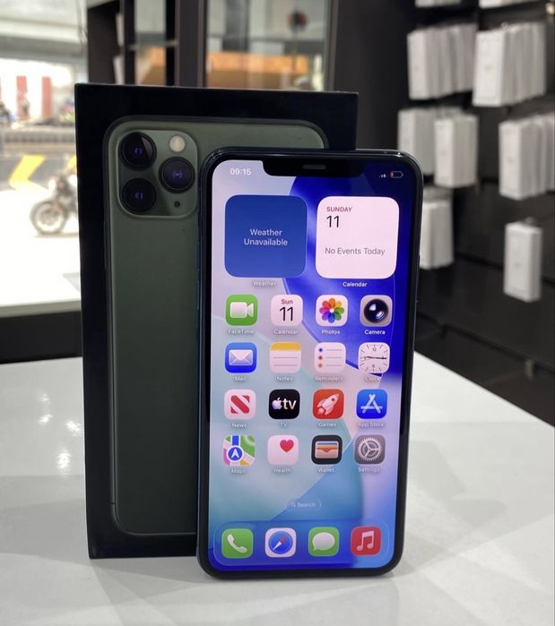 iPhone 11 ProMax 64Gb Green Akk: 82% Kelwamiz