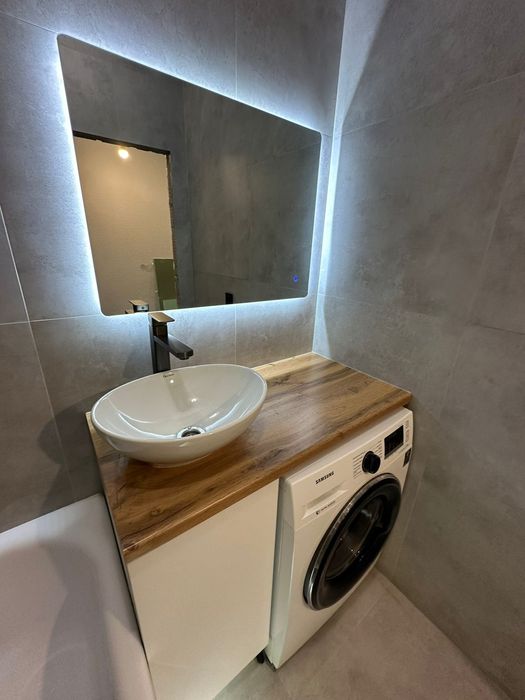 Ремонт ванных комнат с материалами. Кафельщик