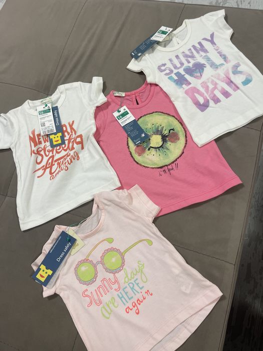 Сет бебешки тениски Benettton