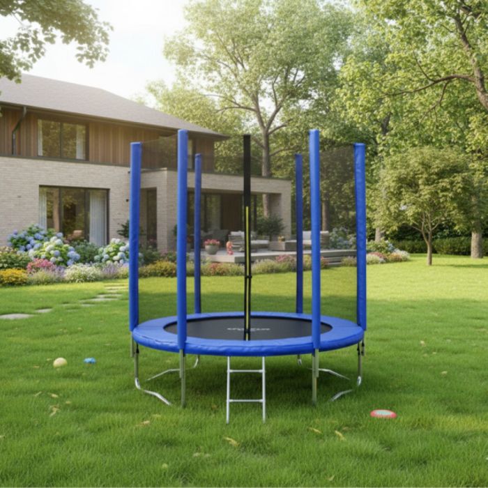 Батут с външна мрежа Jump 6ft - безопасно забавление и тренировка