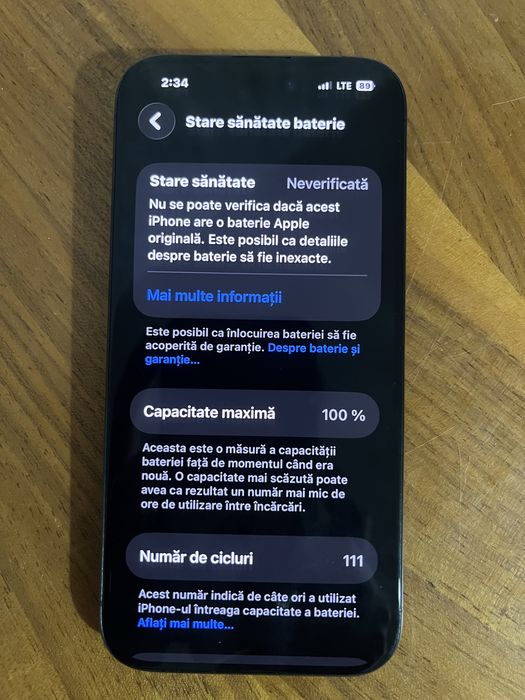 Vand IPhone 15 Pro